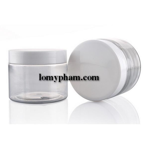 Hũ nhựa nắp nhựa trắng 50g