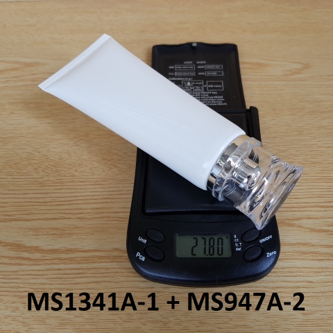 Tuýp tròn trắng bóng nắp bạc 100ml