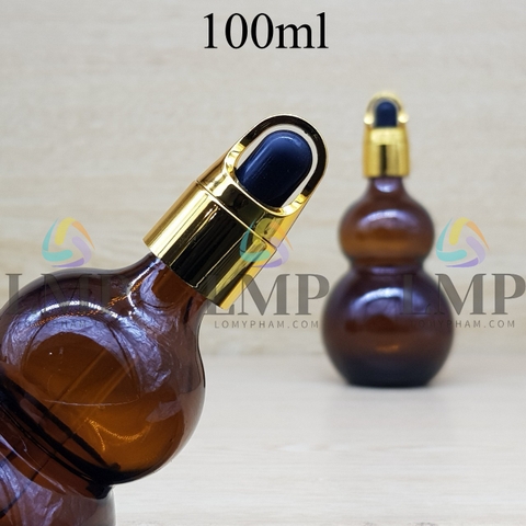 Chai hồ lô nắp bóp quai xách 100ml
