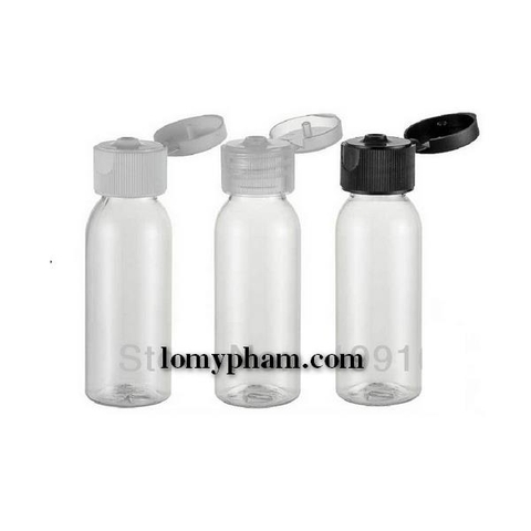 Chai trong vai tròn nắp bật 30ml