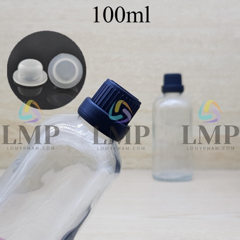 Chai tinh dầu nắp dày 100ml