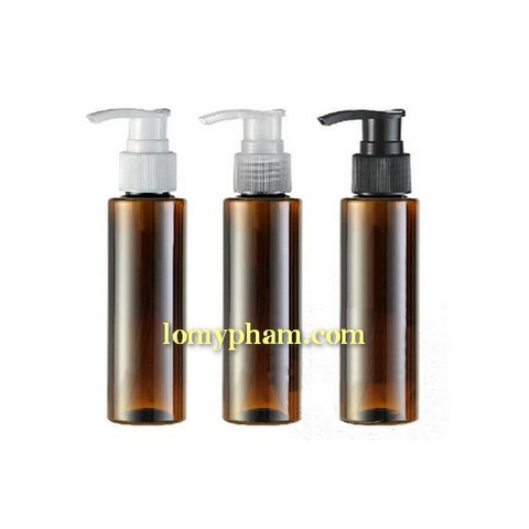 Chai nâu đất vai ngang vòi van 100ml