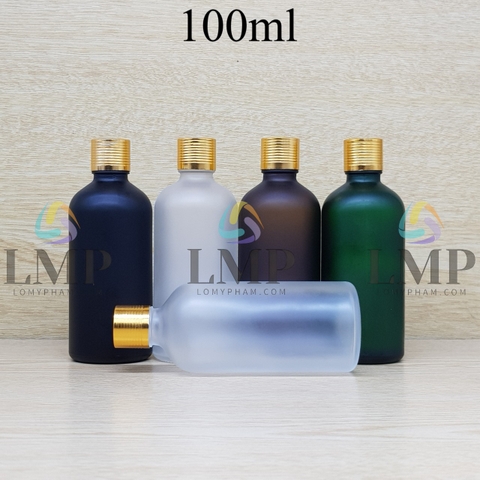 Chai tinh dầu phun mờ nắp sọc 100ml