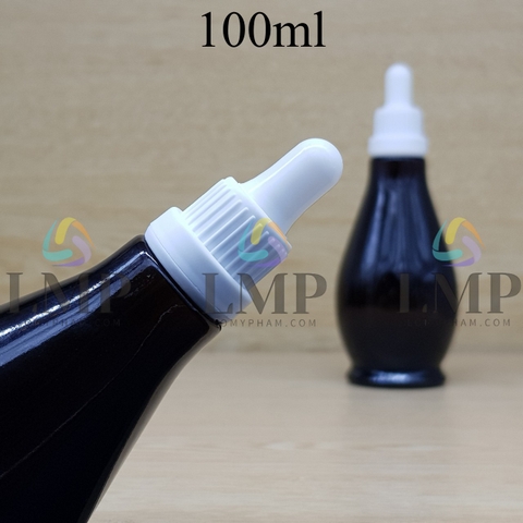 Chai đèn dầu nắp bóp sọc dày 100ml