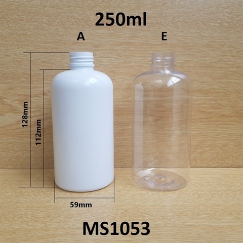 Chai PET vai tròn 250ml