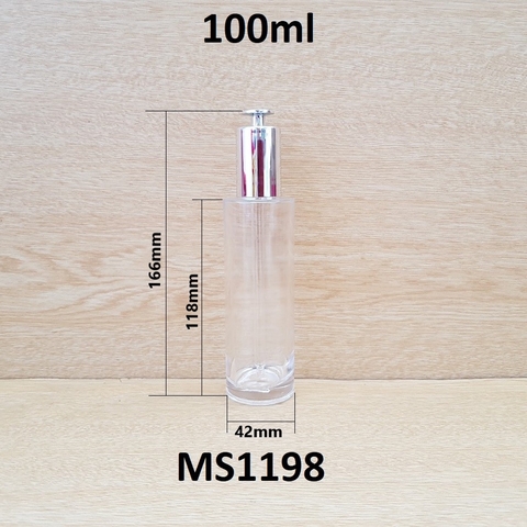 Chai TT trong / mờ nắp nhấn 100ml
