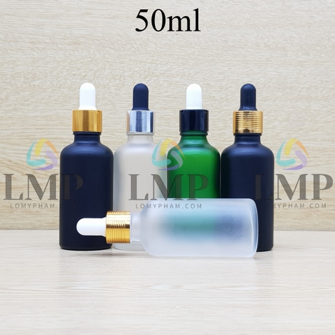 Chai tinh dầu phun mờ nắp bóp khoen nhôm 50ml