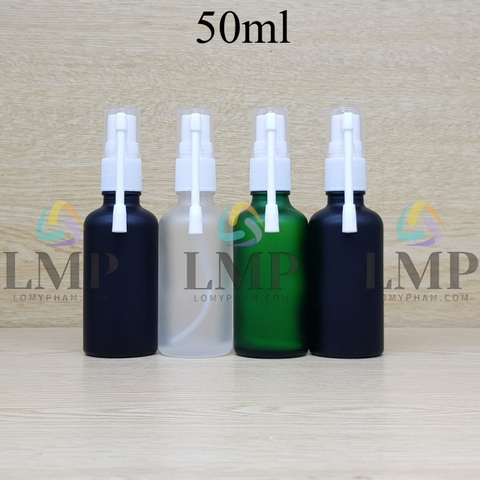 Chai tinh dầu phun mờ xịt mũi xoay 360 độ 50ml