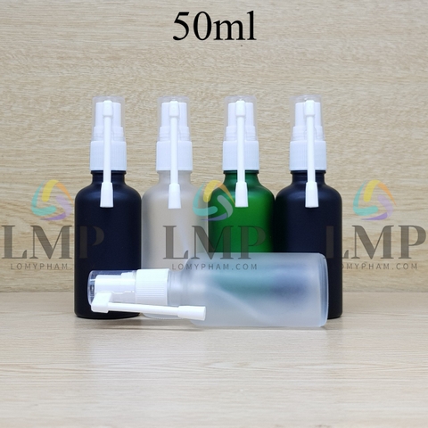 Chai tinh dầu phun mờ xịt mũi xoay 360 độ 50ml