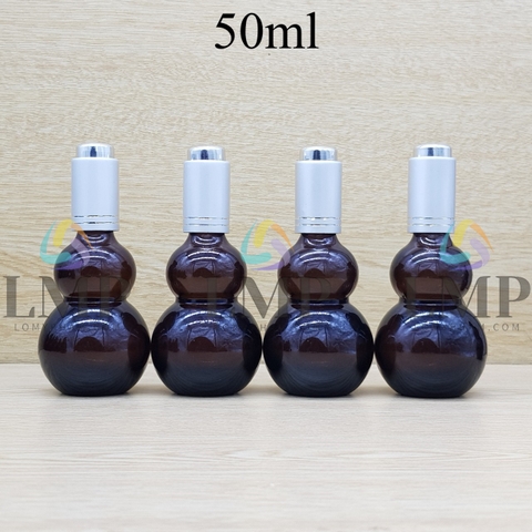 Chai hồ lô nắp nhấn 50ml