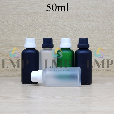 Chai tinh dầu phun mờ nắp dày 50ml