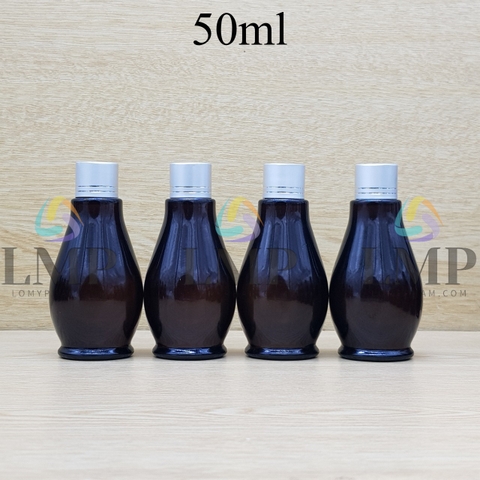 Chai đèn dầu nắp xi 2 viền 50ml