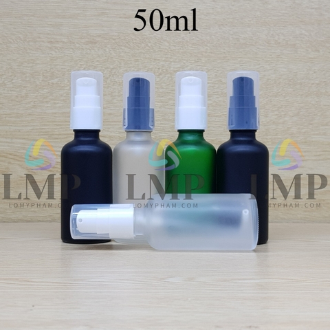 Chai tinh dầu phun mờ đầu xịt giọt KO viền 50ml