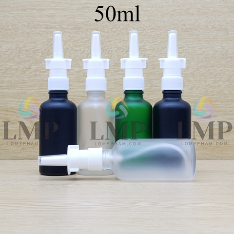 Chai tinh dầu phun mờ xịt mũi có khóa 50ml