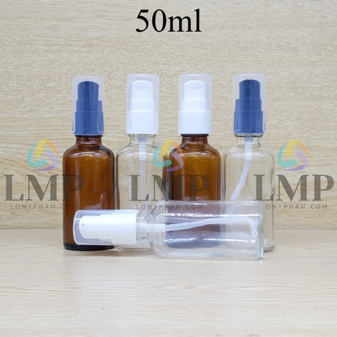 Chai tinh dầu đầu xịt giọt KO viền 50ml