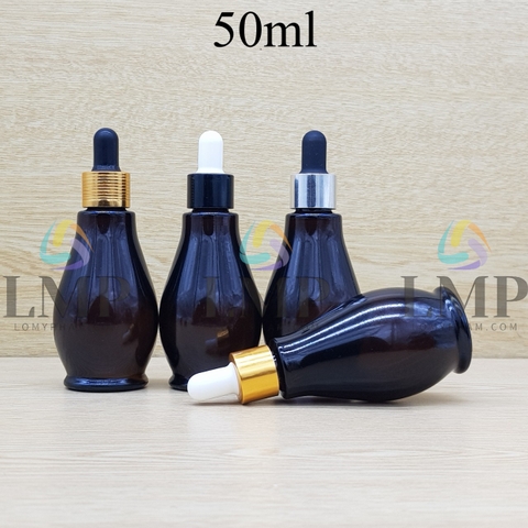 Chai đèn dầu nắp bóp khoen nhôm 50ml