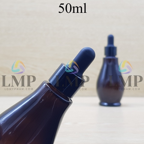 Chai đèn dầu nắp bóp khoen nhôm 50ml