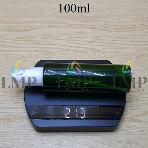 Chai PET vai ngang đầu xịt giọt 1 viền 100ml