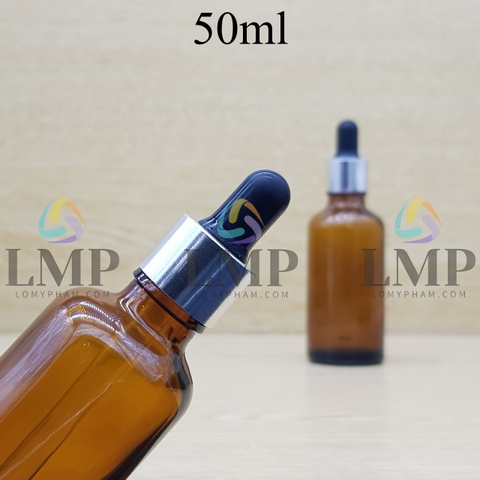 Chai tinh dầu nắp bóp khoen nhôm 50ml