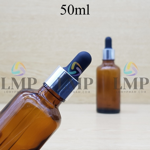 Chai tinh dầu nắp bóp khoen nhôm 50ml