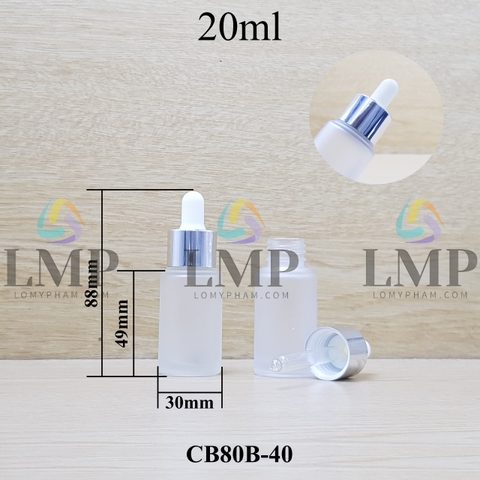 Chai thủy tinh nắp bóp khoen nhôm