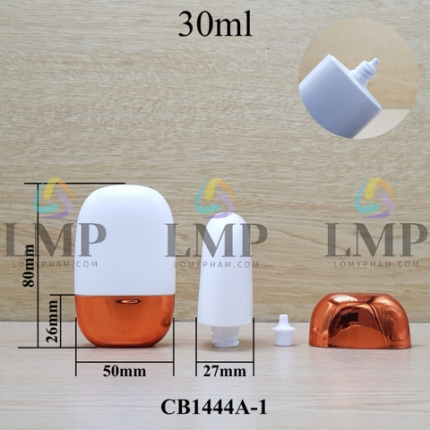 Tuýp kem chống nắng oval 30ml 50ml
