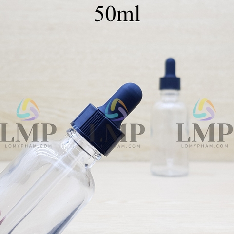 Chai tinh dầu nắp bóp khoen nhựa sọc 50ml