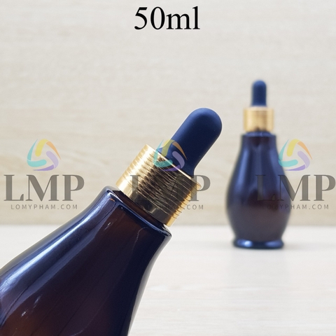Chai đèn dầu nắp bóp khoen nhôm 50ml