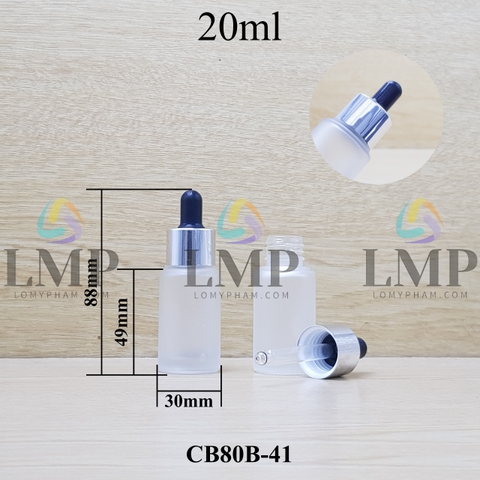 Chai thủy tinh nắp bóp khoen nhôm