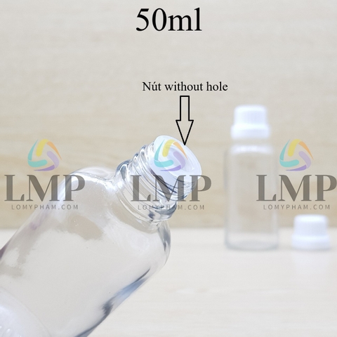Chai tinh dầu nắp dày 50ml
