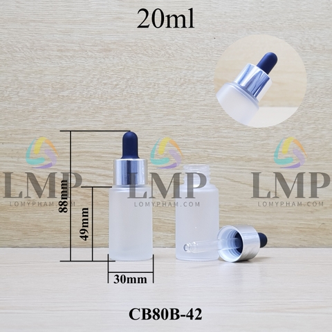 Chai thủy tinh nắp bóp khoen nhôm