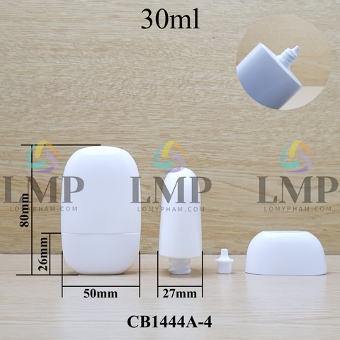 Tuýp kem chống nắng oval 30ml 50ml