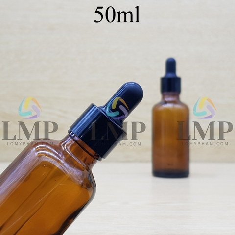 Chai tinh dầu nắp bóp khoen nhôm 50ml