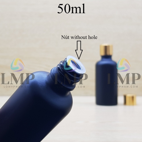 Chai tinh dầu phun mờ nắp xi KO viền 50ml