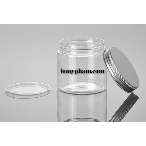 Hũ Nhựa Trong Nắp Thiếc 50g