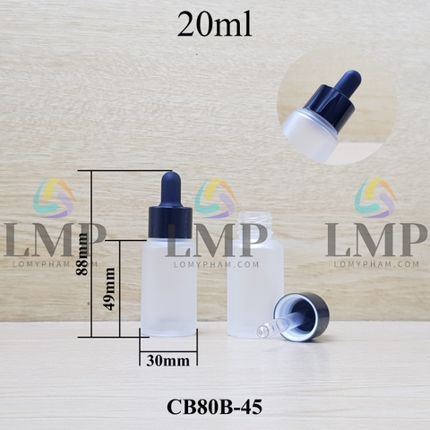 Chai thủy tinh nắp bóp khoen nhôm