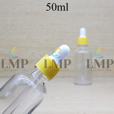 Chai tinh dầu nắp bóp khoen nhựa sọc 50ml