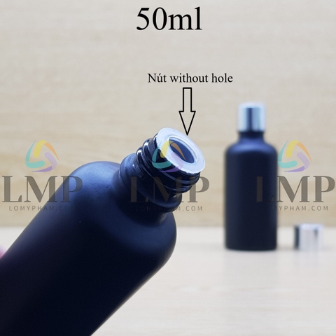Chai tinh dầu phun mờ nắp xi KO viền 50ml