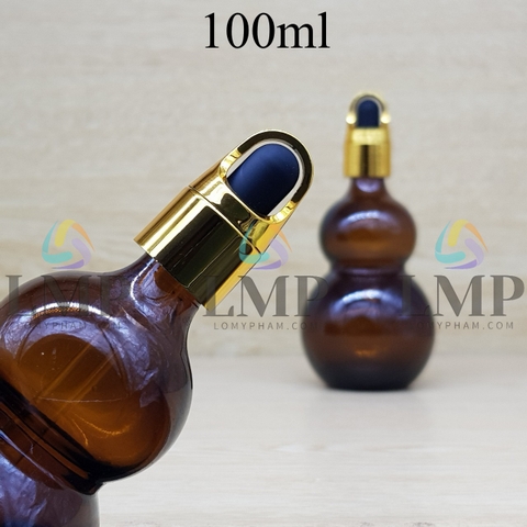 Chai hồ lô nắp bóp quai xách 100ml