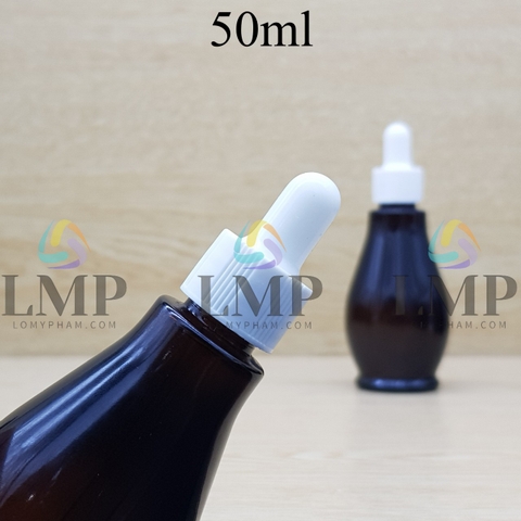Chai đèn dầu nắp bóp khoen nhựa sọc 50ml