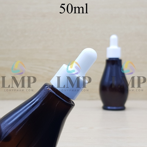Chai đèn dầu nắp bóp khoen nhựa trơn 50ml
