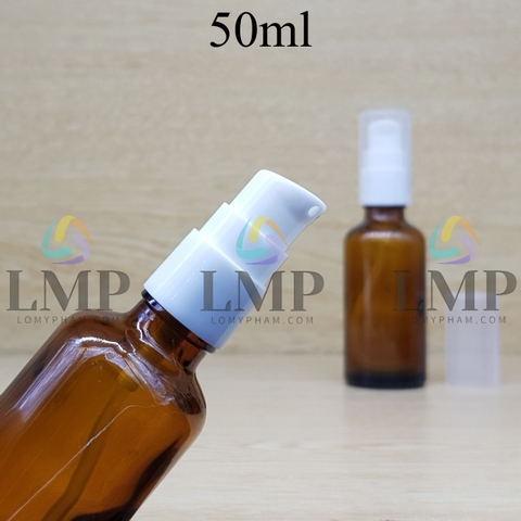 Chai tinh dầu đầu xịt giọt KO viền 50ml