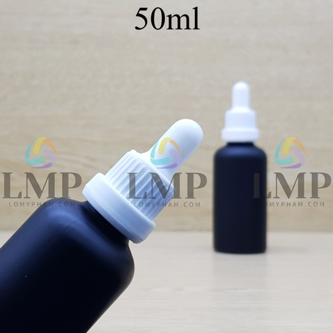 Chai tinh dầu phun mờ nắp bóp sọc dày 50ml