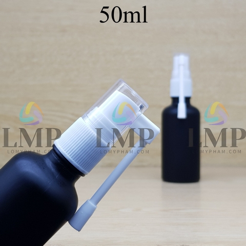 Chai tinh dầu phun mờ xịt mũi xoay 360 độ 50ml
