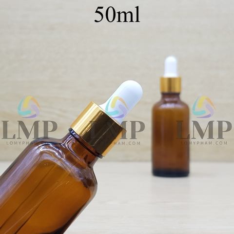 Chai tinh dầu nắp bóp khoen nhôm 50ml