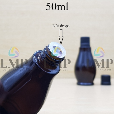 Chai đèn dầu nắp nhựa mỏng 50ml
