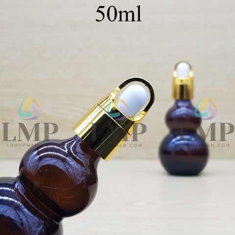Chai hồ lô nắp bóp quai xách 50ml