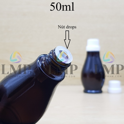Chai đèn dầu nắp dày 50ml