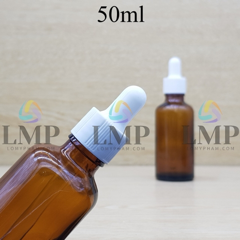 Chai tinh dầu nắp bóp khoen nhựa sọc 50ml
