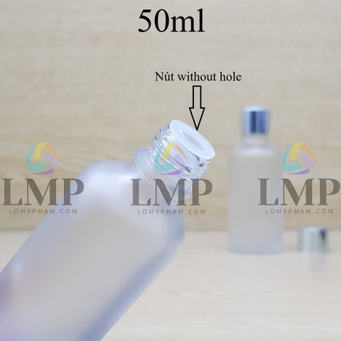 Chai tinh dầu phun mờ nắp xi KO viền 50ml